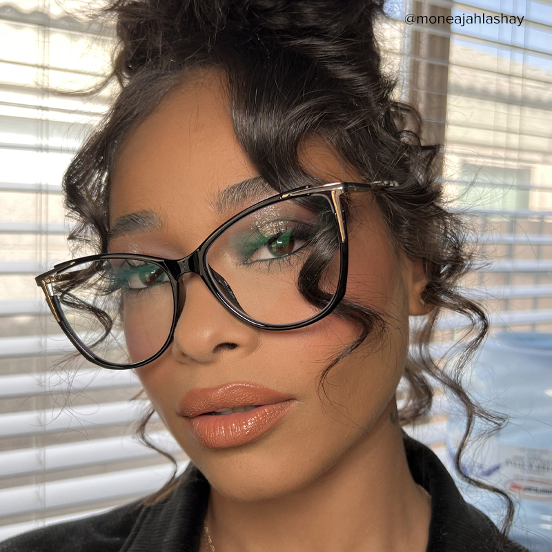 Yomary Black Cateye Frame Glasses | ZEELOOL Canada13