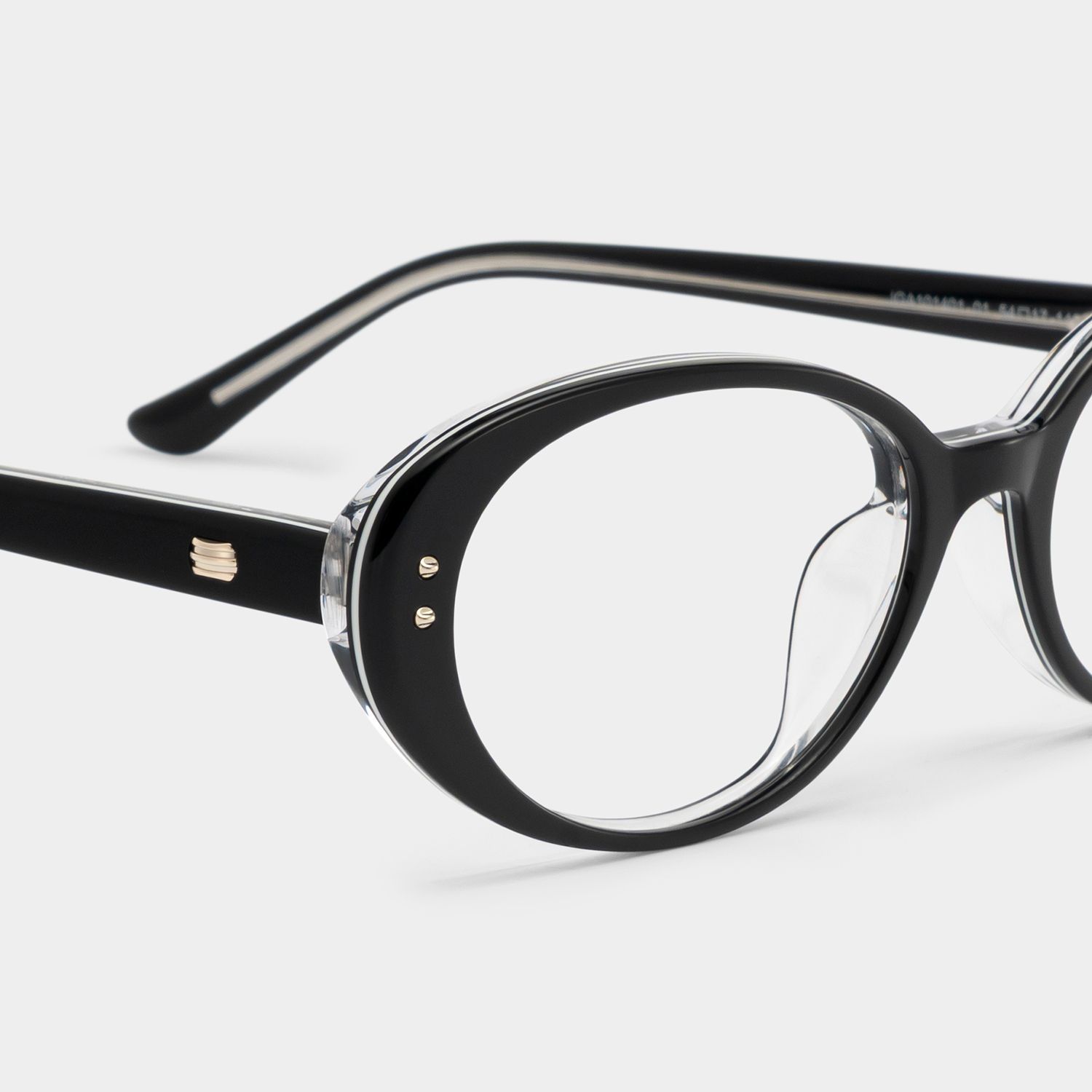 Lennon Black Oval Glasses | Retro Varsity Athleisure4