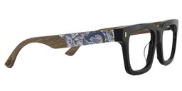 Rangel Rectangle Black Glasses4