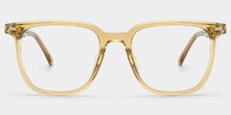 Jude Brown Square Glasses0