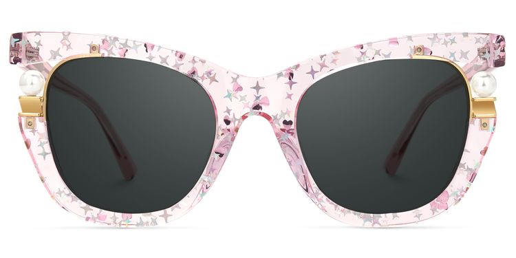 Pearl Pink Cat eye Sunglasses