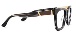 Nichole Square Black Glasses4