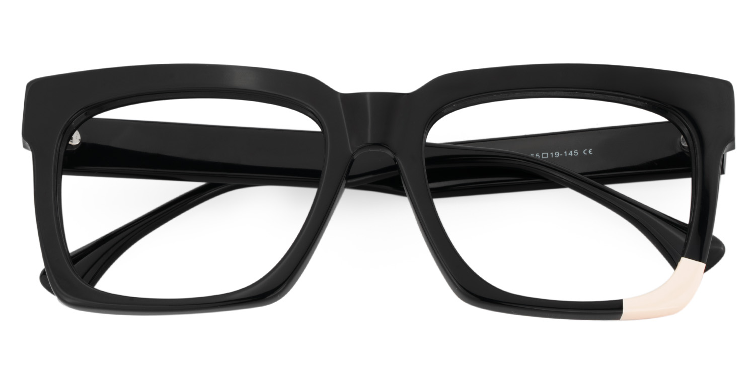 Barrios Square Black Glasses | ZEELOOL Canada1