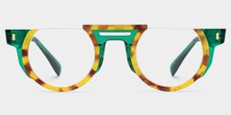 Mastin Round Tortoise Glasses1
