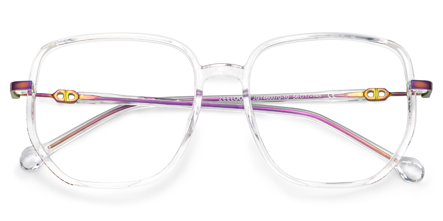 Joana Geometric Clear Glasses2