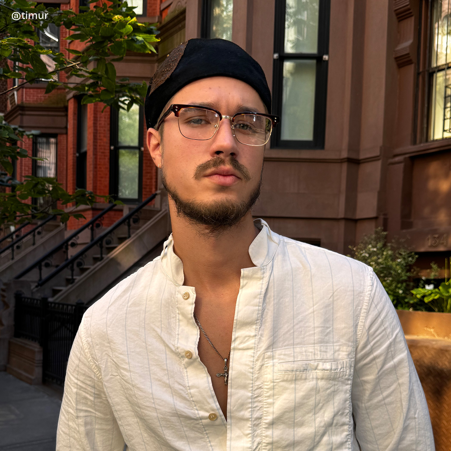 Ryan tortoiseshell browline Frame glasses Online | ZEELOOL7