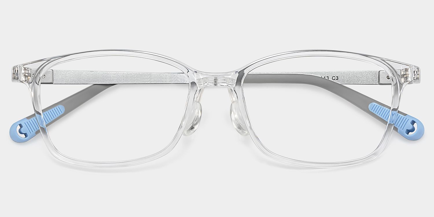 Finne Rectangle Cystal Frame Eyeglasses for Teens1