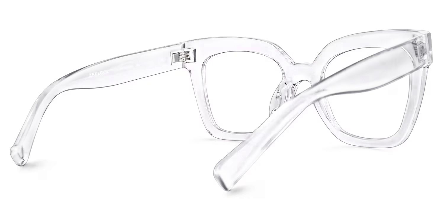 Malcolm Square Clear TR90 Frame Glasses | ZEELOOL Canada3