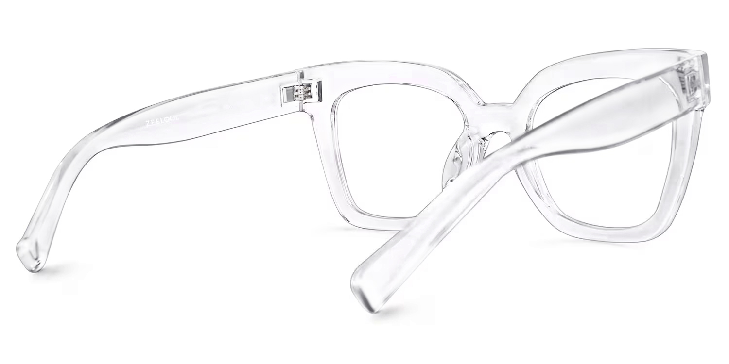 Malcolm Square Crystal TR90 Frame Glasses | ZEELOOL Canada3