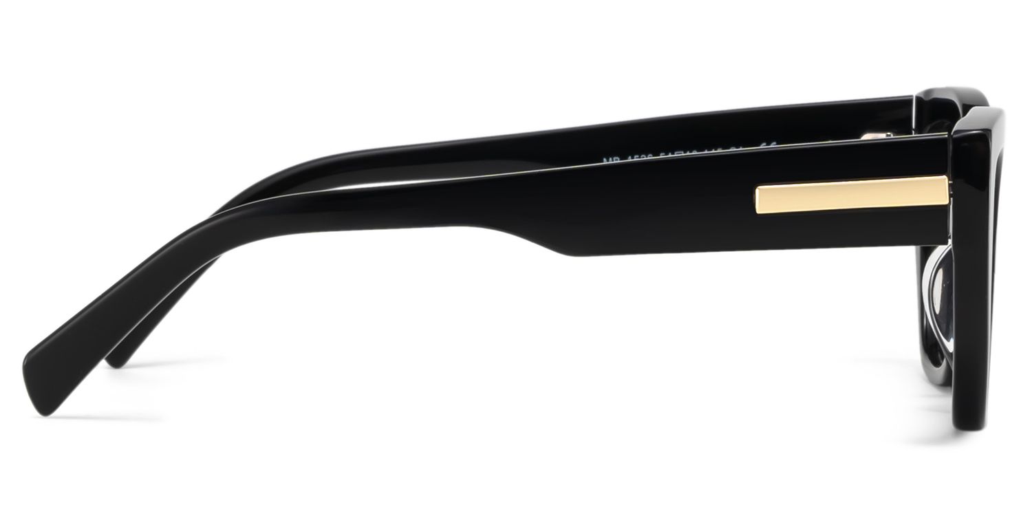 Zia black Frame Polarized Sunglasses with cat-eye Style Online | ZEELOOL Canada3