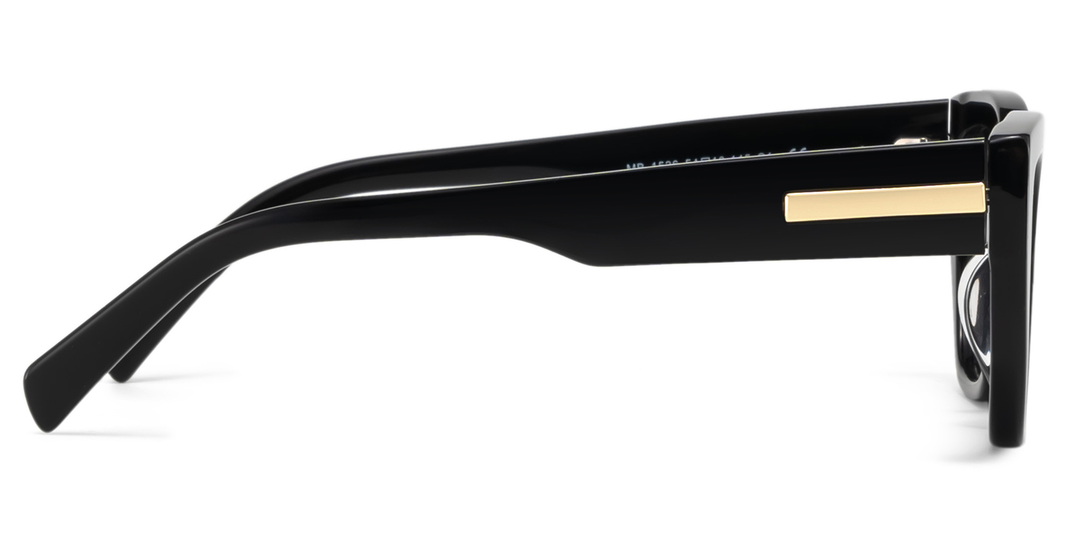 Zia black Frame Polarized Sunglasses with cat-eye Style Online | ZEELOOL Canada3