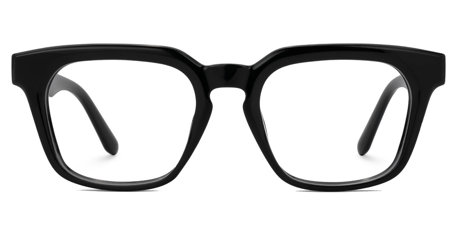 Black TR90 Square Eyeglasses- Blevins0