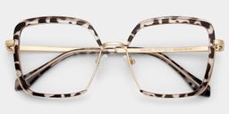 Cordaro Square Clear Tortoise Shell Glasses2