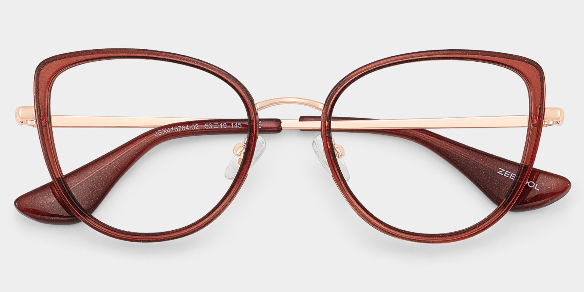 Celine Cat-eye Red Burgundy Eyeglass Frames for Women | ZEELOOL3