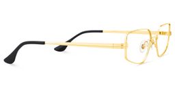 Lyle Rectangle Gold Glasses3