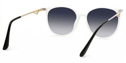 Chanty Round White Glasses3