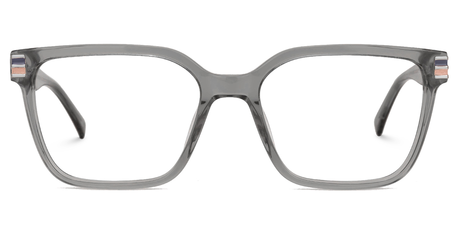 Rectangle Rucke Gray Color Frame Glasses | ZEELOOL Canada0