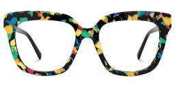 Nina Square Speckled Glasses1