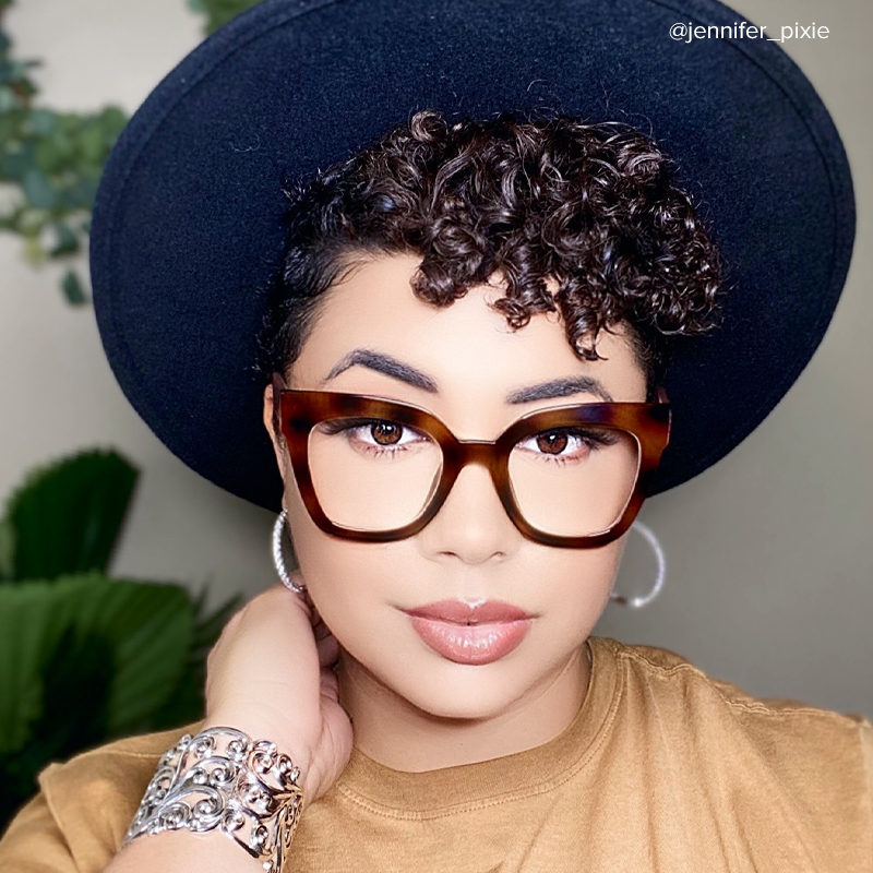Malcolm Square Burnt Umber Frame Glasses | ZEELOOL Canada10