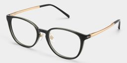 Amanda Rectangle Black Glasses4