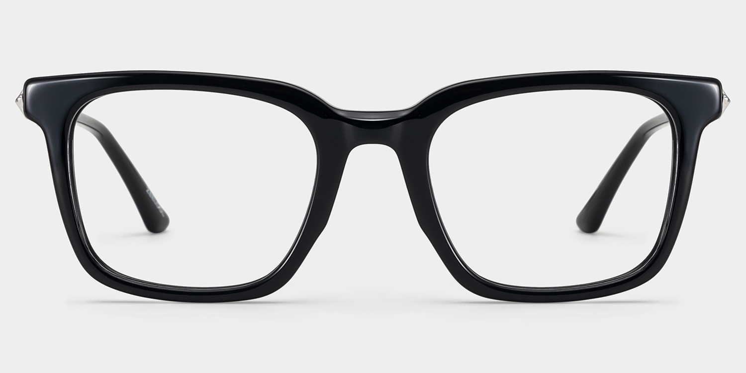 Reese Square Black Glasses2