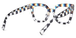 Malcolm Square Multicolor Geek Chic Glasses3