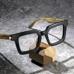 Ruthann Square Black Glasses0
