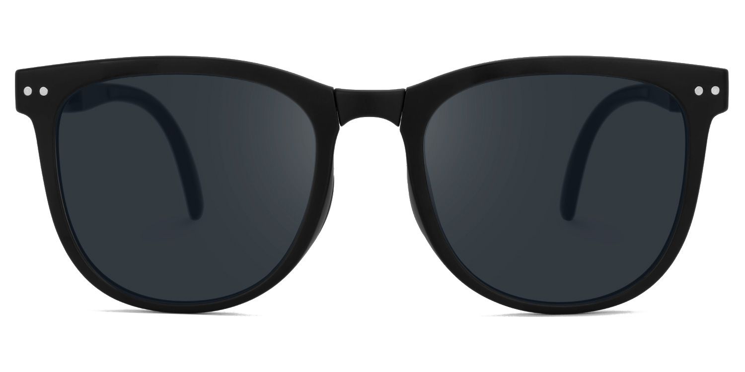 Lindzy TR90 Black Frame Sunglasses with Square Shape | ZEELOOL Canada0