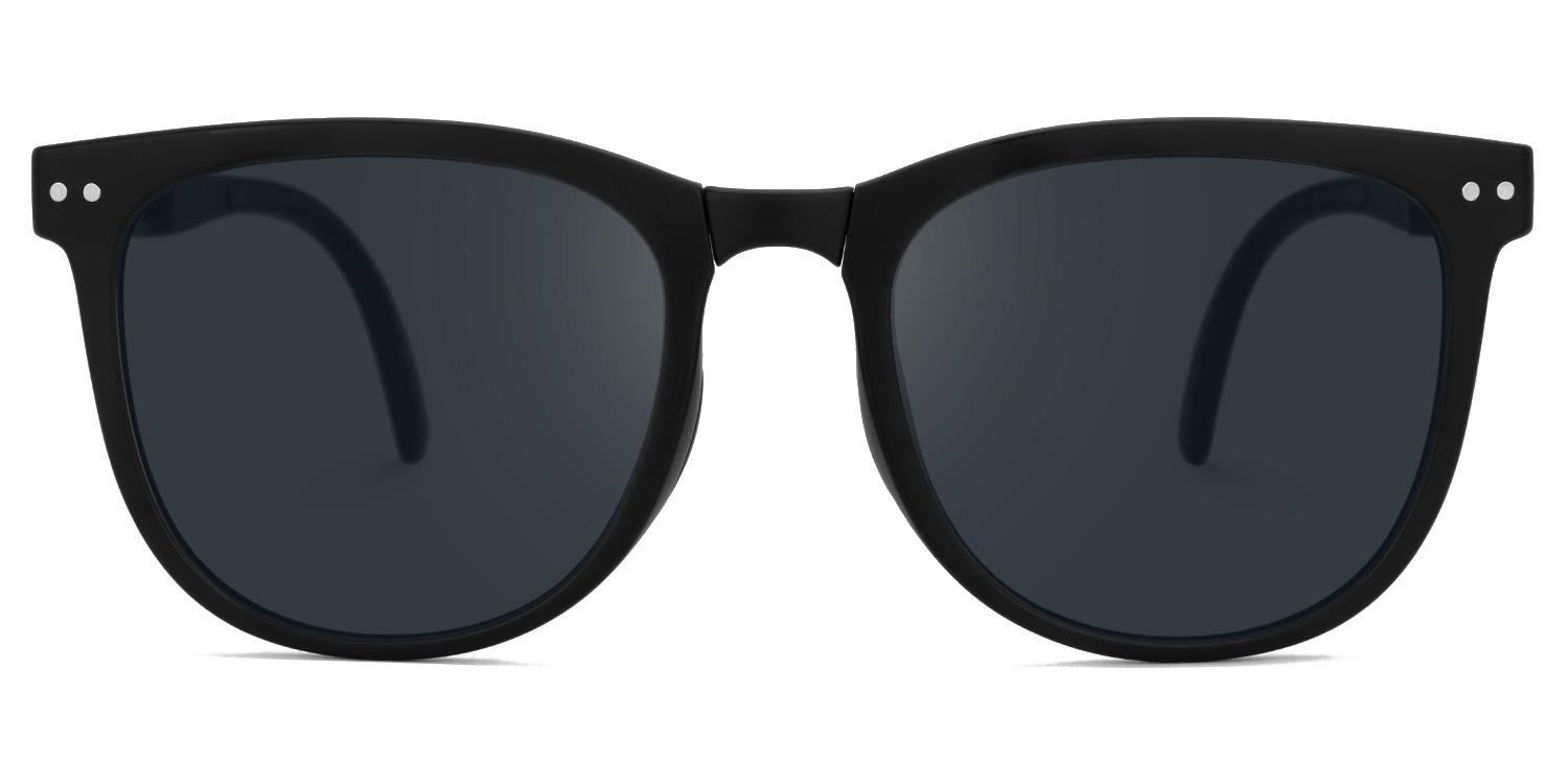 Lindzy TR90 Black Frame Sunglasses with Square Shape | ZEELOOL Canada0