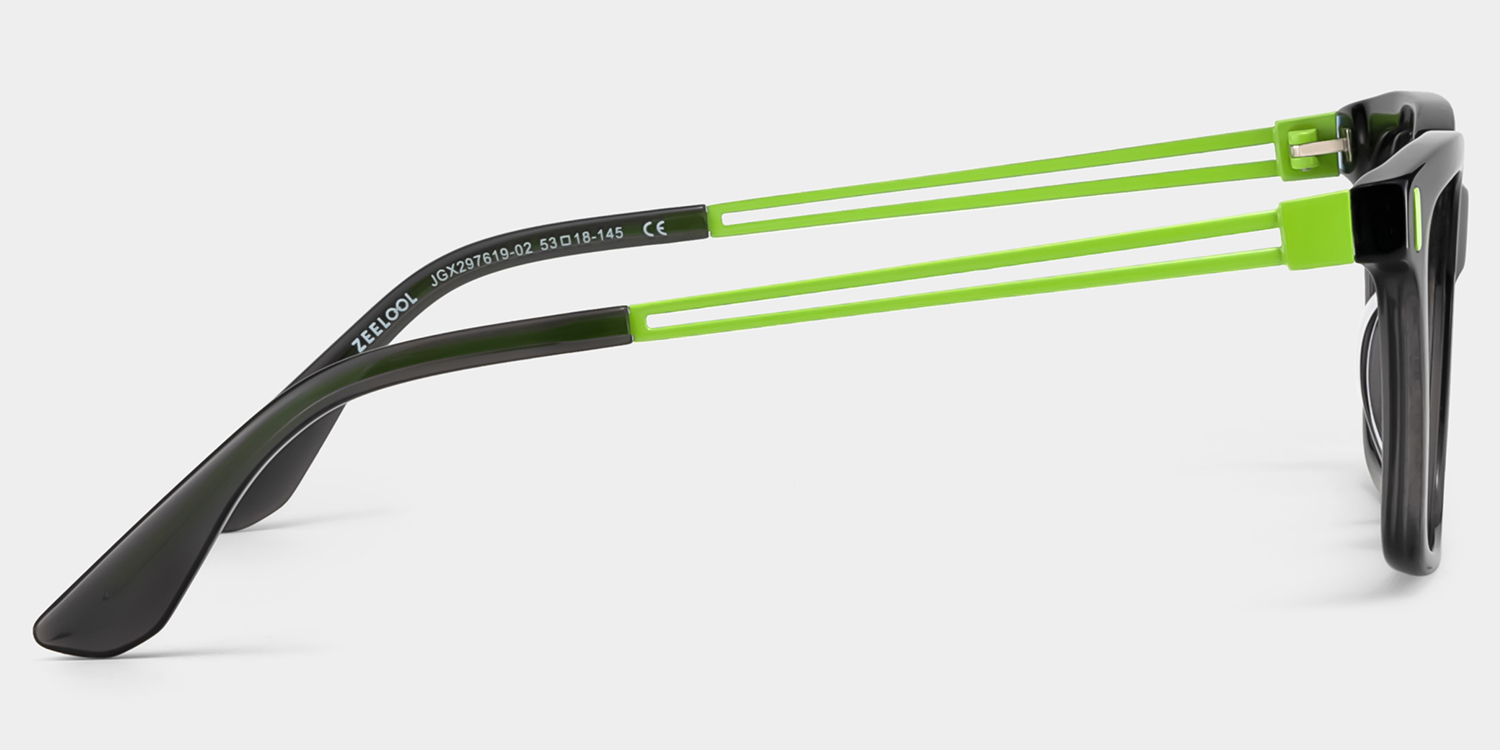 Axel Gray Frame Glasses with Rectangle Frame Online | ZEELOOL Canada5