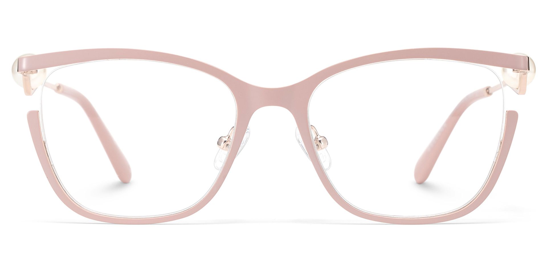 Aria Eyeglasses in Round Pink Frame | ZEELOOL Canada2