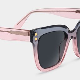 Minguela Square Gray Pink Sunglasses4