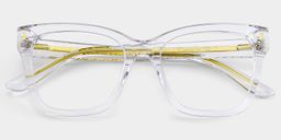 Rory Square Clear Glasses2
