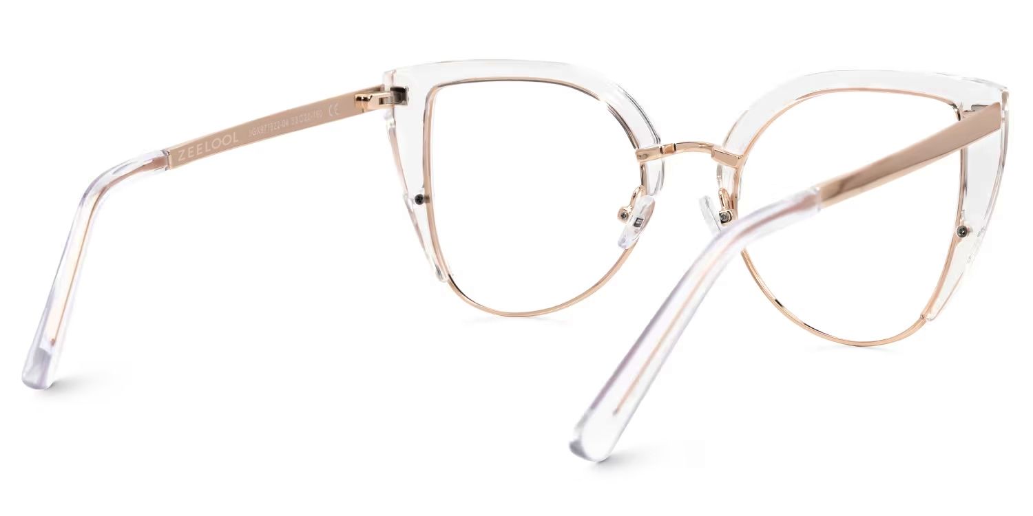 Brewer Cat-eye Clear Eyeglasses and Glasses Frames3