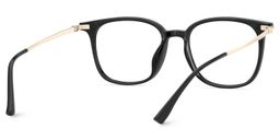 Cora Square Black Glasses5