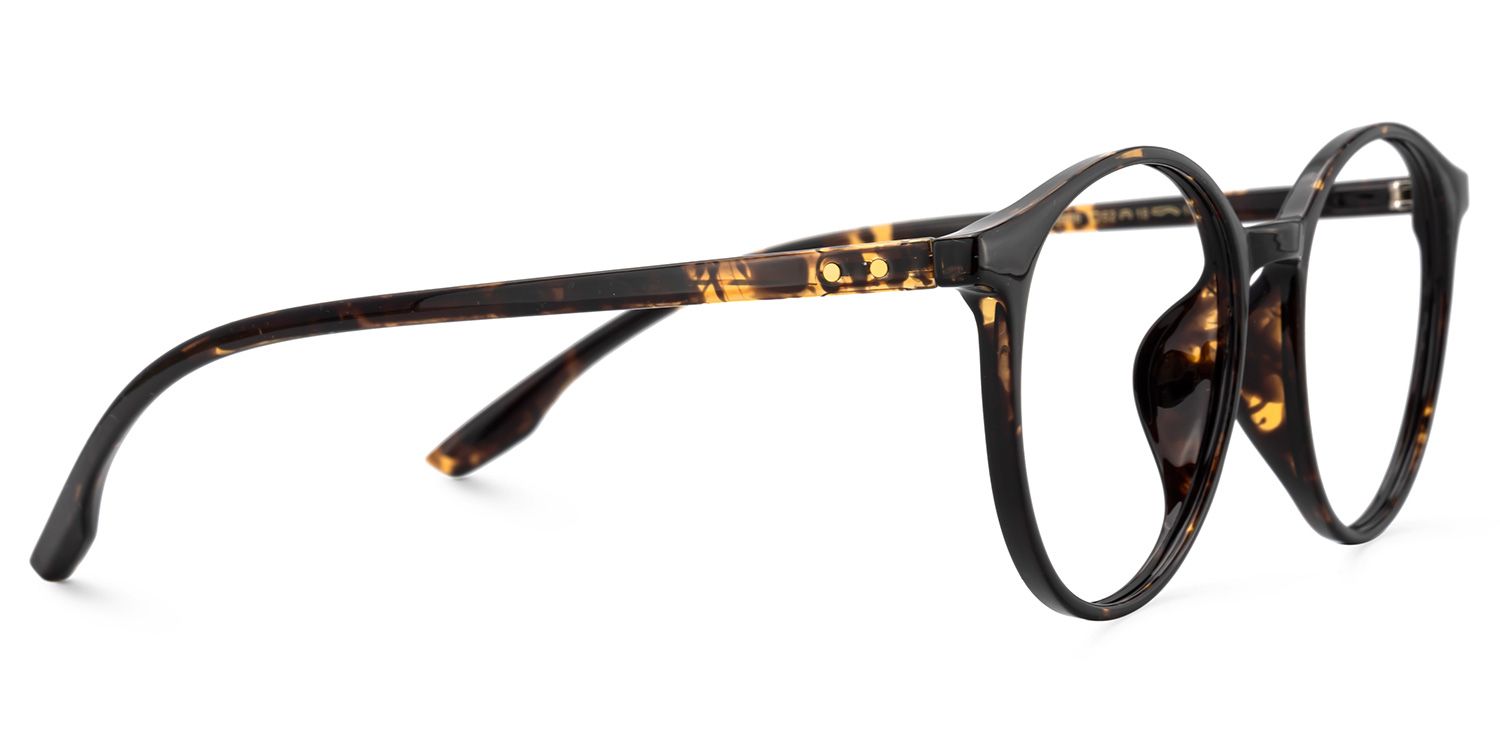 Blanco Round Tortoise Glasses | ZEELOOL Canada2