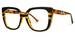 Brenda Square Tortoise Glasses1