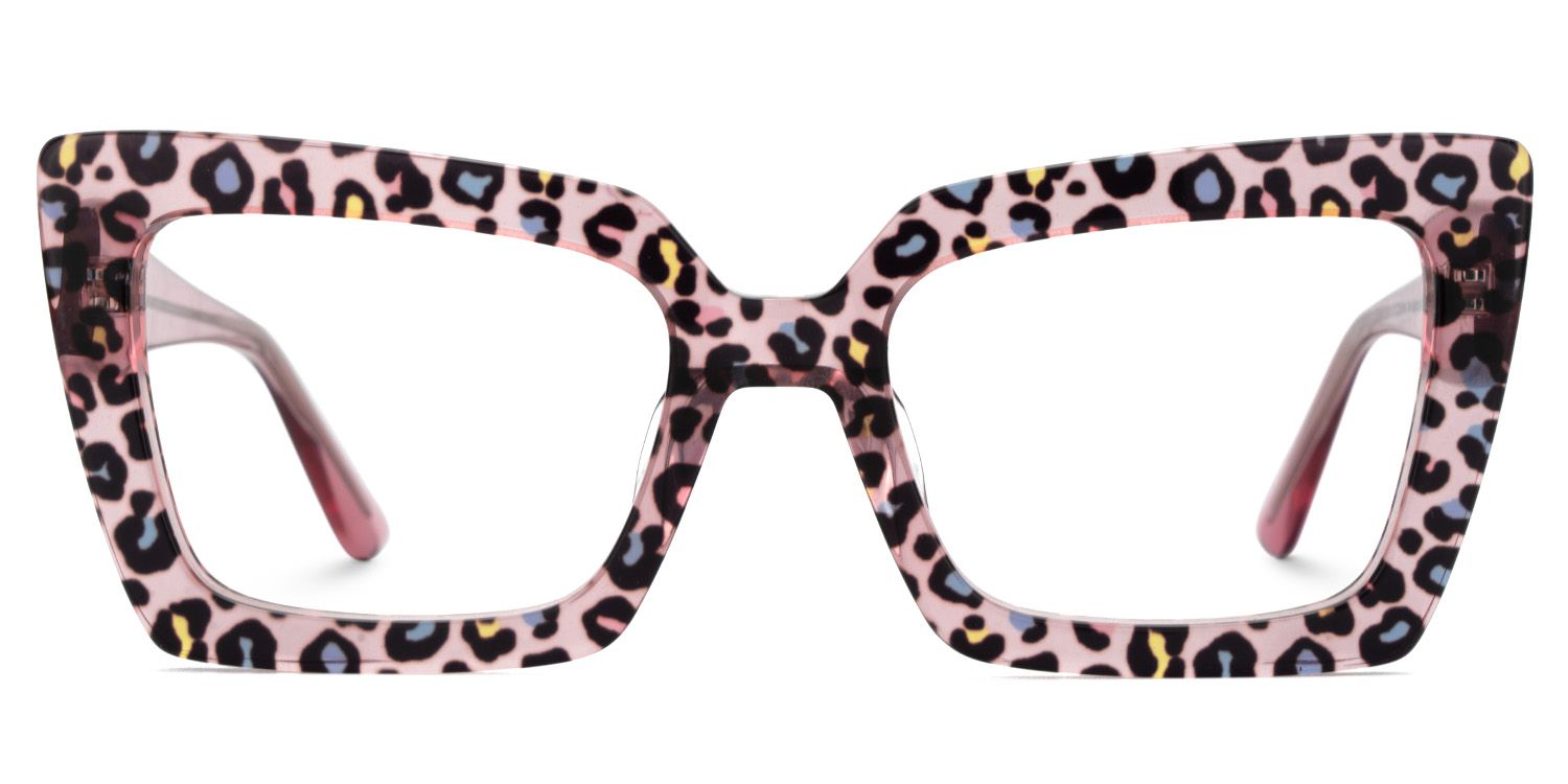 Tootie Eyeglasses in Butterfly Pink Leopard Frame | ZEELOOL Canada0