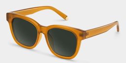 Azul Square Beige Polarized Sunglasses2