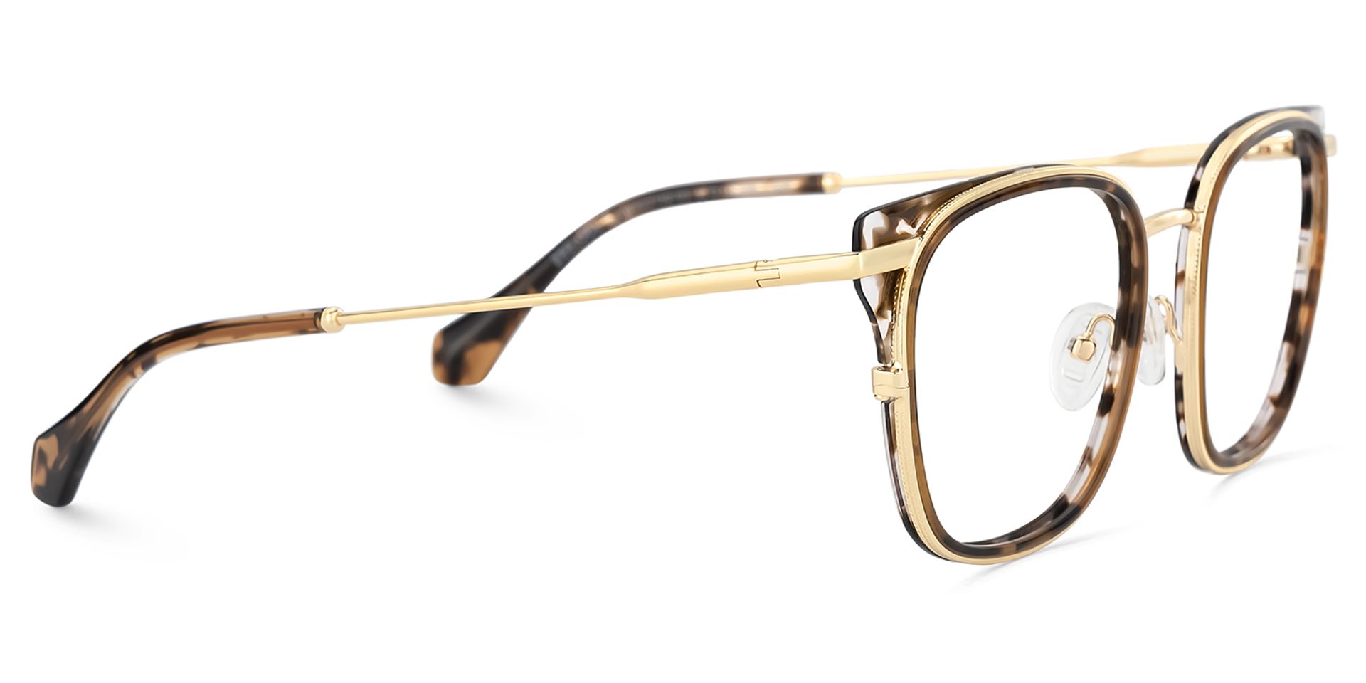 Cameron Eyeglasses in Square Tortoise Frame | Zeelool4