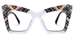 Janira Cateye White Glasses0