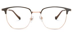 Bethelmy Browline Gray Glasses1