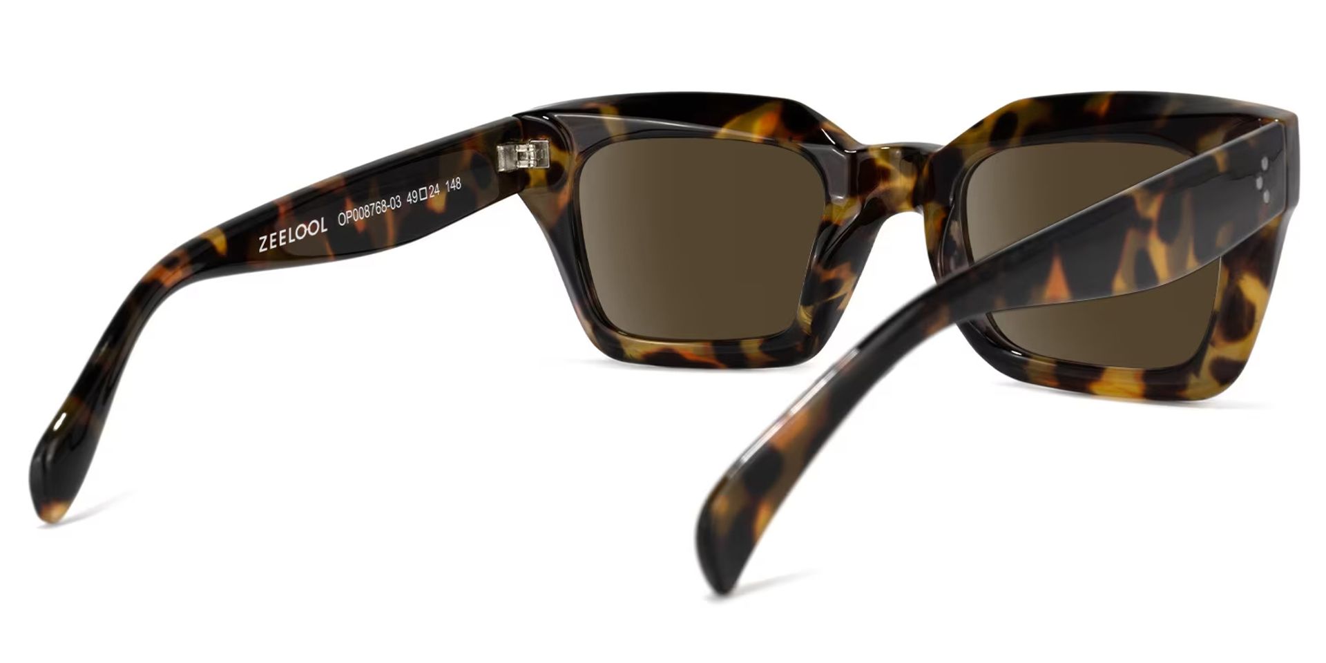 Nevaeh Square Tortoise Sunglasses | ZEELOOL Canada3