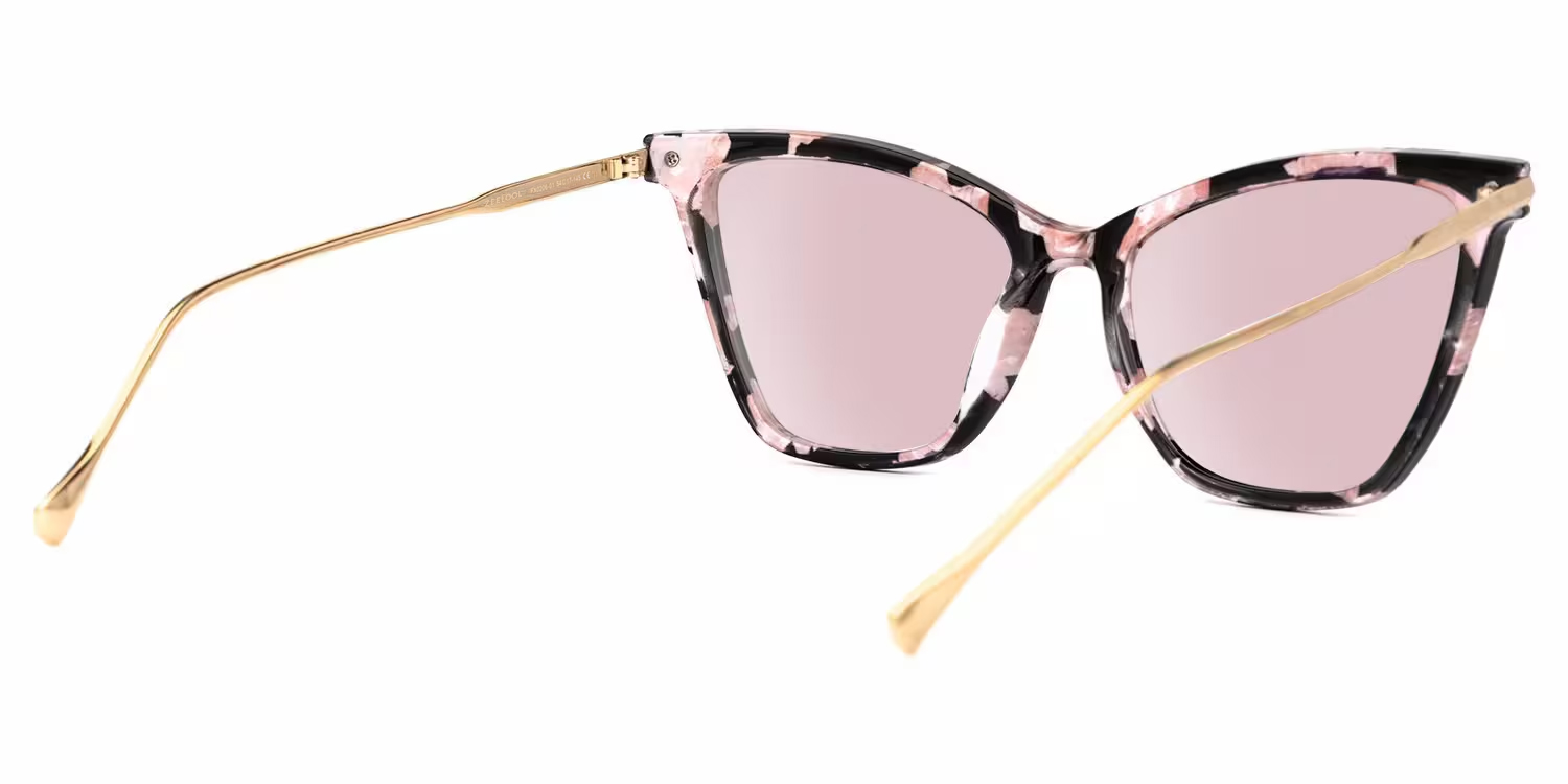 Hilary Butterfly Pink Floral Sunglasses | ZEELOOL Canada3