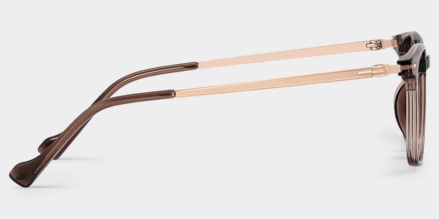 William Rectangle Brown Glasses Frames for men | ZEELOOL3