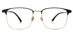 Rondon Rectangle Gold Glasses0