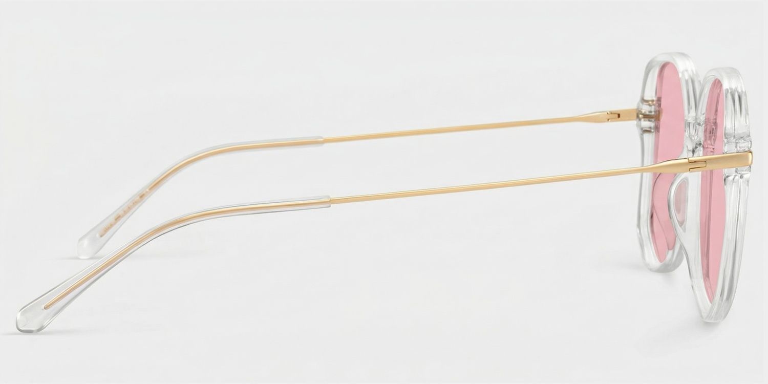 Payton Geometric Clear Eyeglasses | Zeelool Optical3