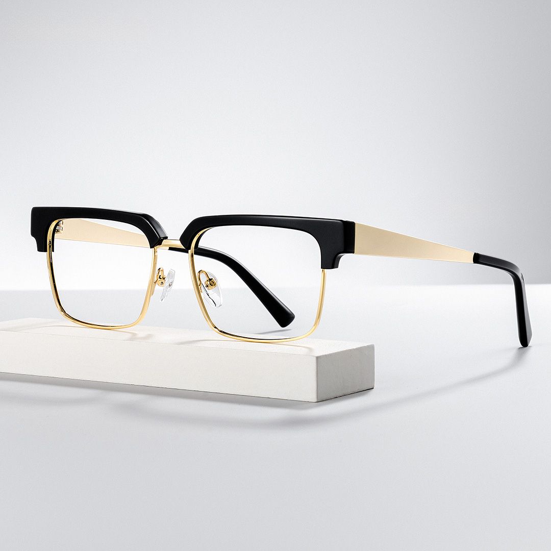 Black Browline Frame Glasses - Gerena on Sale | ZEELOOL Canada0