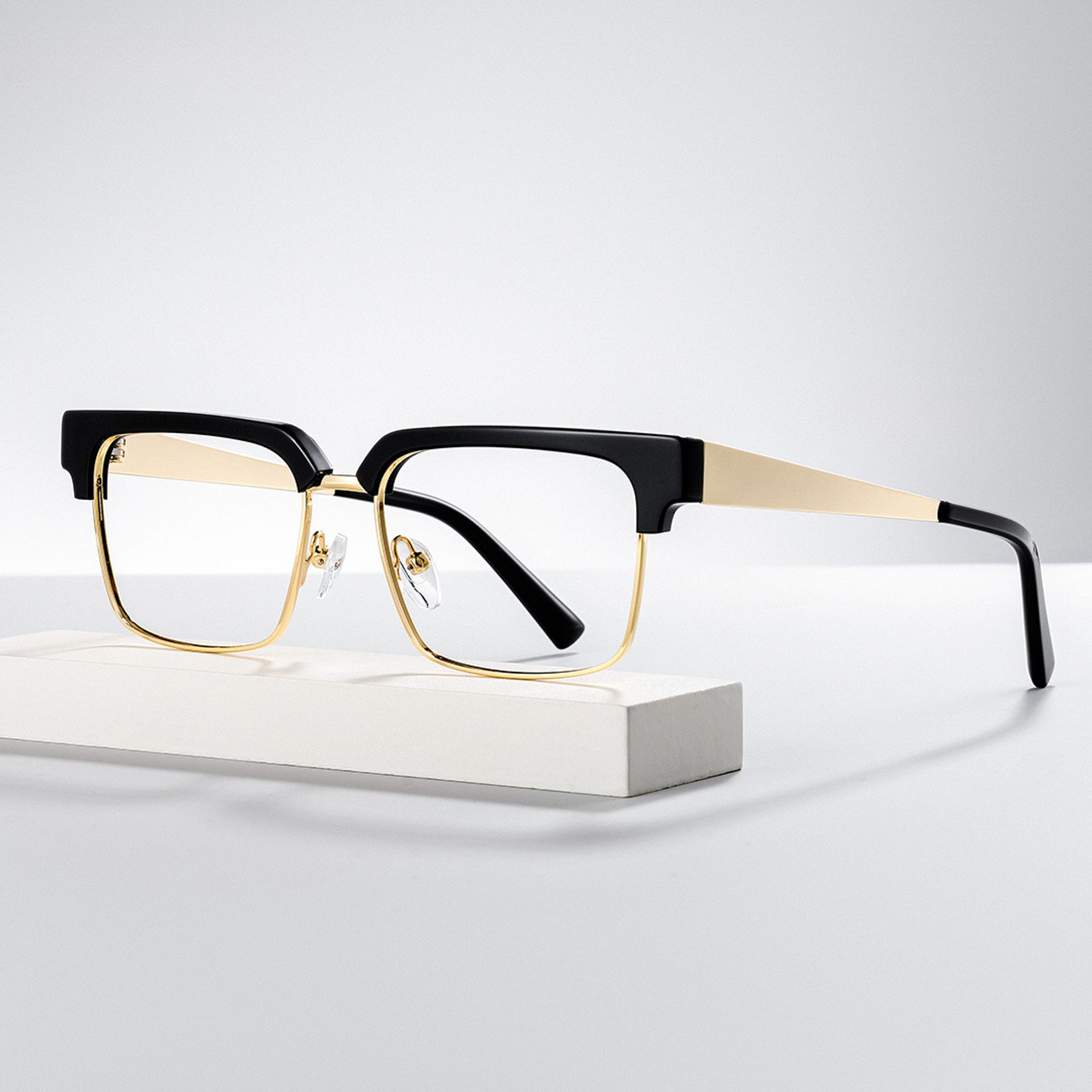 Black Browline Frame Glasses - Gerena on Sale | ZEELOOL Canada0