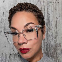 Kiana Square Clear Glasses9